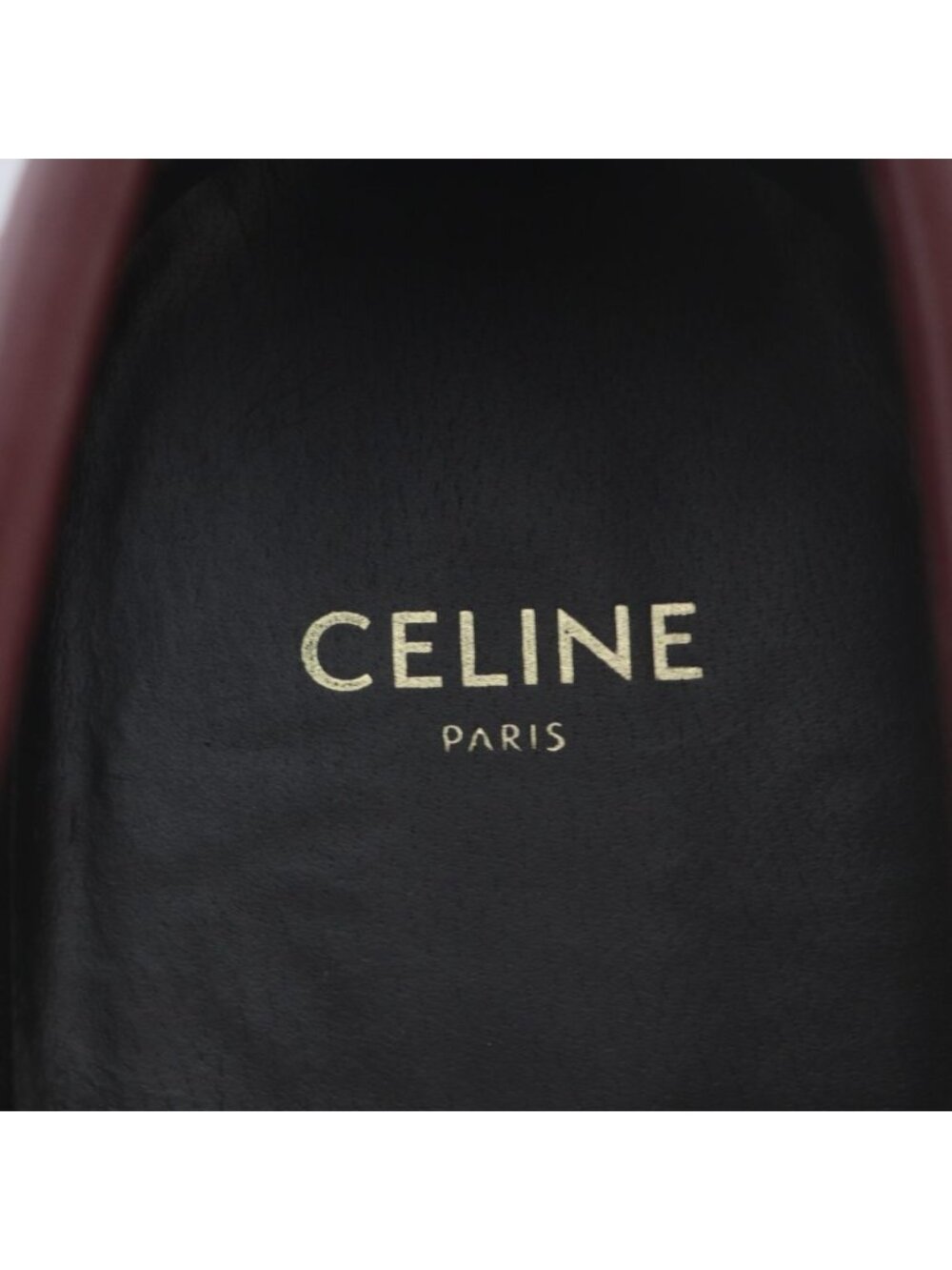 Celine Triomphe Chain Margaret Loafers Slip Ons Leather 36 Bold Yo7 SH - Picture 6 of 8